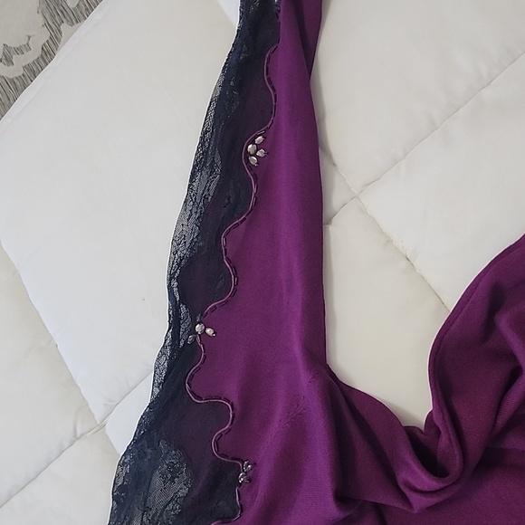 VENUS PURPLE SWEATER DRESS . VERY CLASSY! Size XL - Picture 4 of 4